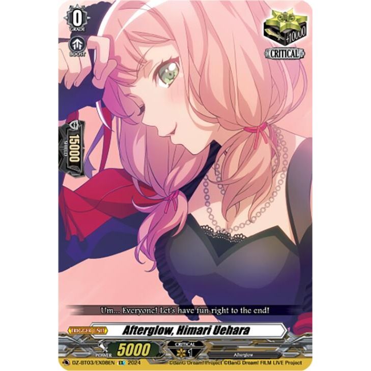 Image for Afterglow, Himari Uehara (EX) (DZ-BT03/EX08EN) (DZ-BT03) - Cardfight Vanguard