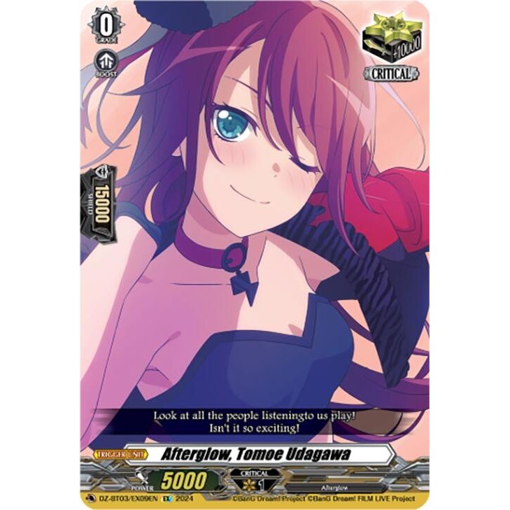 Image for Afterglow, Tomoe Udagawa (EX) (DZ-BT03/EX09EN) (DZ-BT03) - Cardfight Vanguard