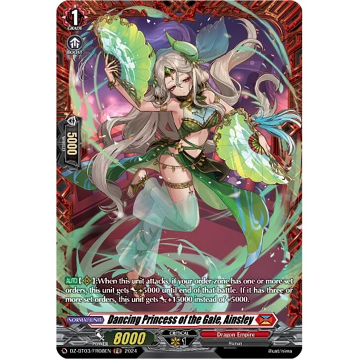 Image for Dancing Princess of the Gale, Ainsley (FR) (DZ-BT03/FR08EN) (DZ-BT03) - Cardfight Vanguard