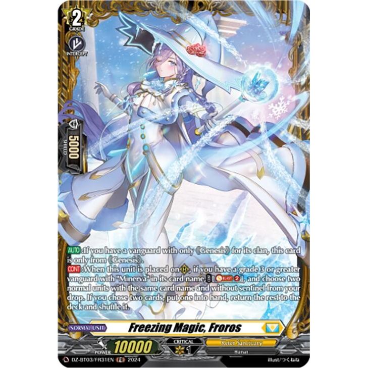 Image for Freezing Magic, Froros (FR) (DZ-BT03/FR31EN) (DZ-BT03) - Cardfight Vanguard