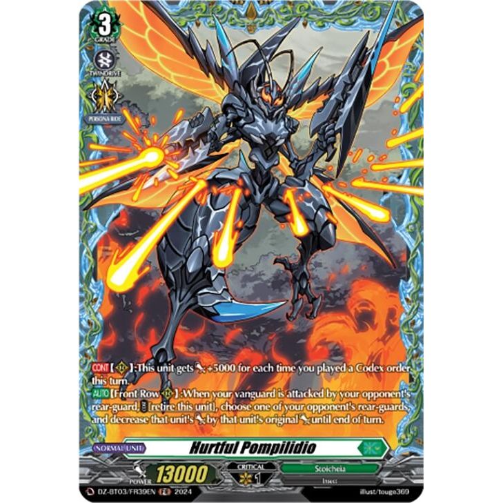 Image for Hurtful Pompilidio (FR) (DZ-BT03/FR39EN) (DZ-BT03) - Cardfight Vanguard