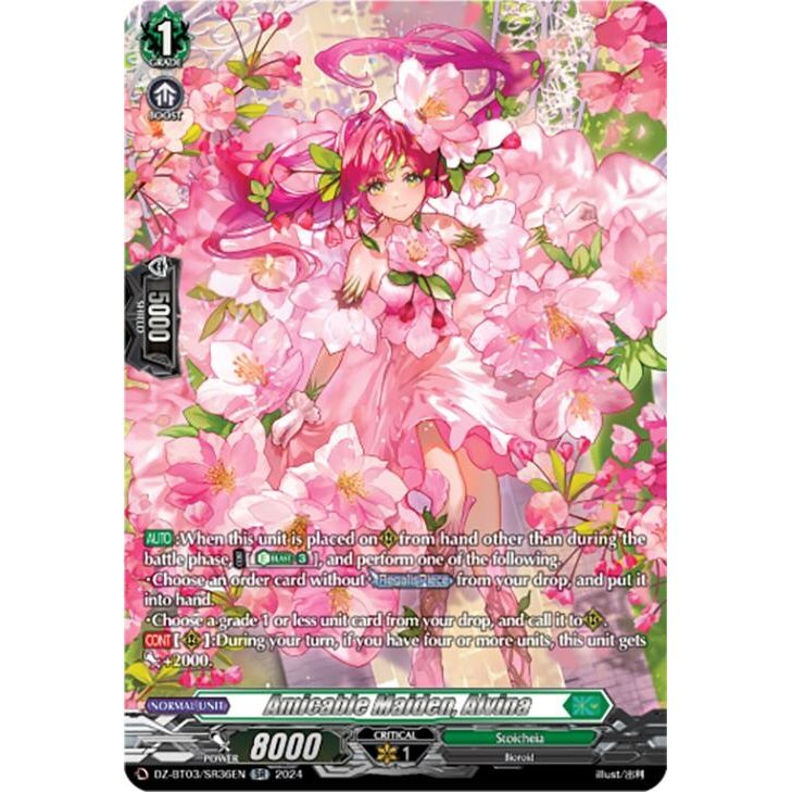 Image for Amicable Maiden, Alvina (SR) (DZ-BT03/SR36EN) (DZ-BT03) - Cardfight Vanguard