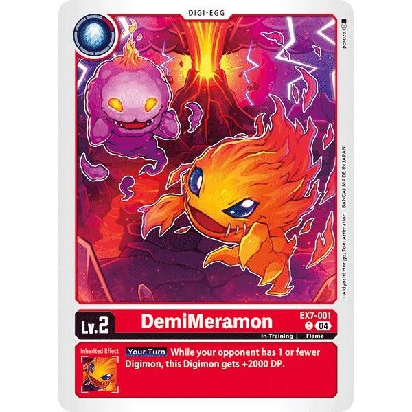Image for DemiMeramon (EX7-001 C) (EX07) - Digimon Card Game