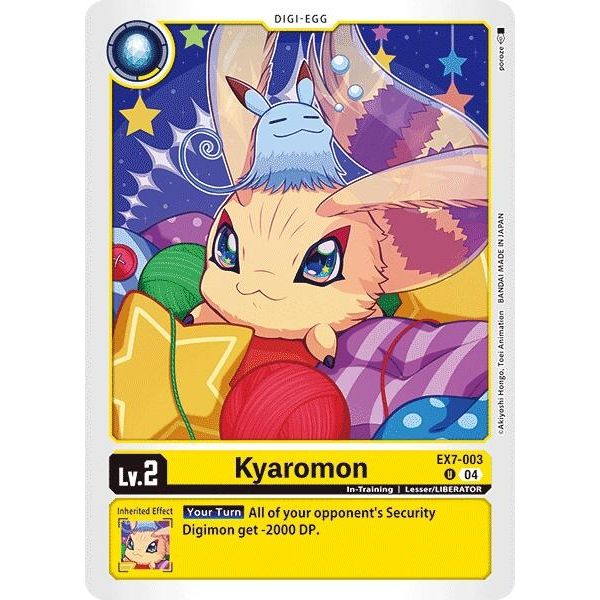 Image for Kyaromon (EX7-003 U) (EX07) - Digimon Card Game
