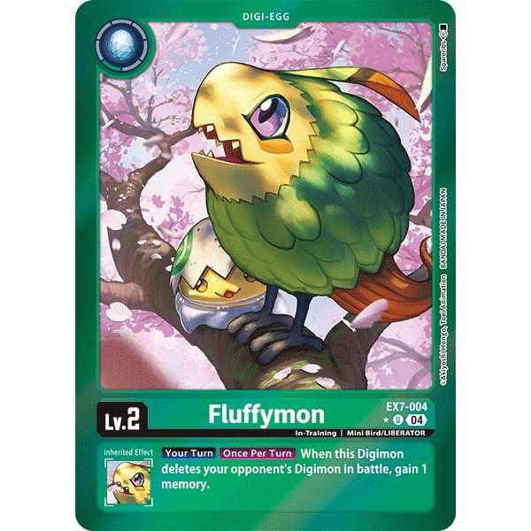 Image for Fluffymon (Foil) (EX7-004 U) (EX07) - Digimon Card Game