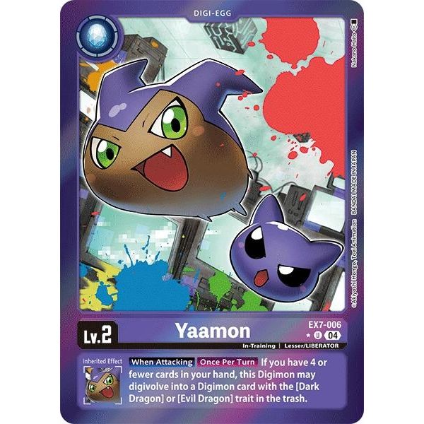 Image for Yaamon (Foil) (EX7-006 U) (EX07) - Digimon Card Game
