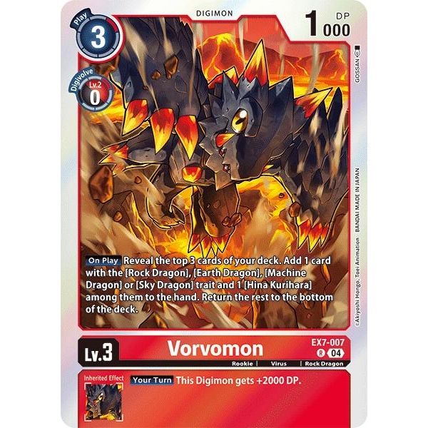 Image for Vorvomon (EX7-007 R) (EX07) - Digimon Card Game