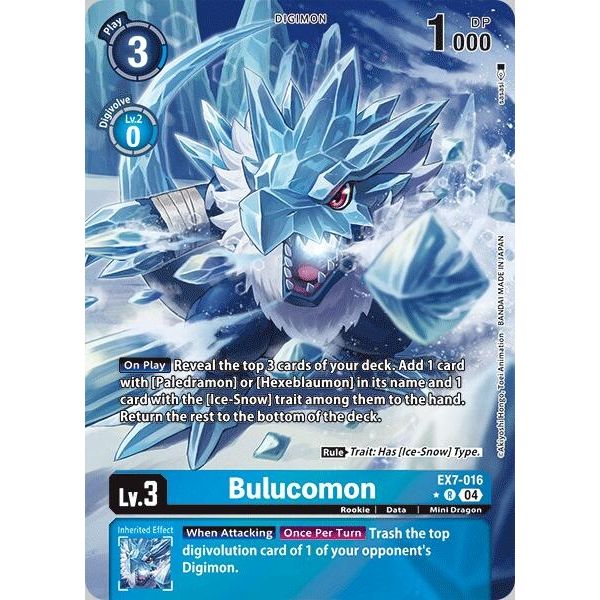 Image for Bulucomon (Alternate Art) (EX7-016 R) (EX07) - Digimon Card Game