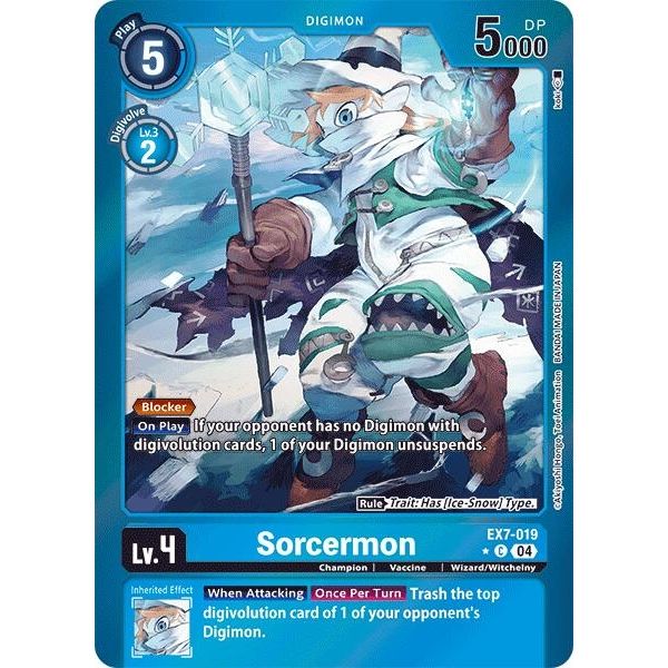 Image for Sorcermon (Foil) (EX7-019 C) (EX07) - Digimon Card Game
