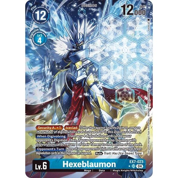 Image for Hexeblaumon (Alternate Art) (EX7-023 SR) (EX07) - Digimon Card Game