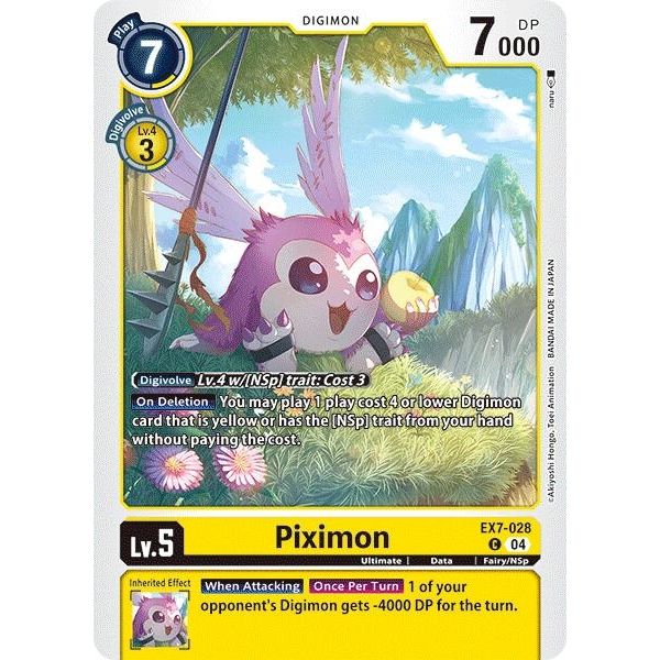 Image for Piximon (EX7-028 C) (EX07) - Digimon Card Game