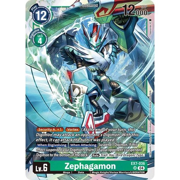 Image for Zephagamon (EX7-036 SR) (EX07) - Digimon Card Game
