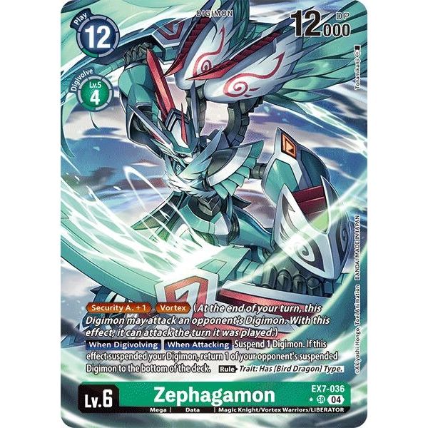 Image for Zephagamon (Alternate Art) (EX7-036 SR) (EX07) - Digimon Card Game
