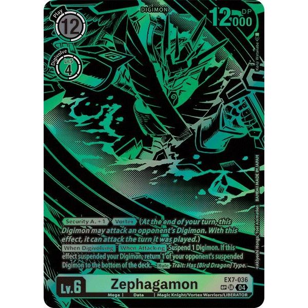 Image for Zephagamon (Textured) (EX7-036 SR) (EX07) - Digimon Card Game