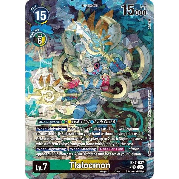 Image for Tlalocmon (Alternate Art) (EX7-037 SR) (EX07) - Digimon Card Game