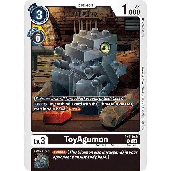 Image for ToyAgumon - EX7-040 (EX7-040 U) (EX07) - Digimon Card Game