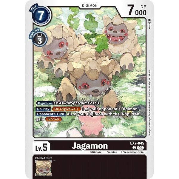 Image for Jagamon (EX7-045 C) (EX07) - Digimon Card Game