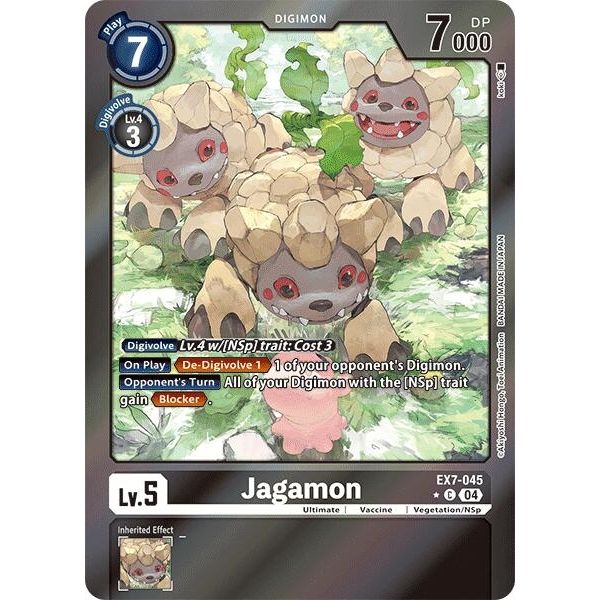 Image for Jagamon (Foil) (EX7-045 C) (EX07) - Digimon Card Game