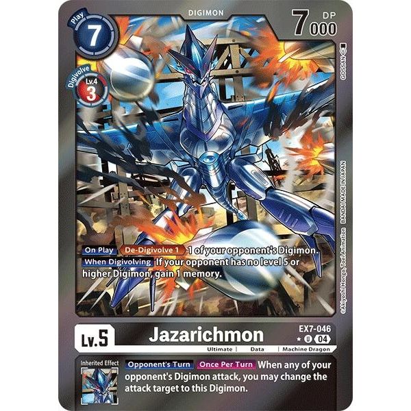 Image for Jazarichmon (Foil) (EX7-046 UC) (EX07) - Digimon Card Game