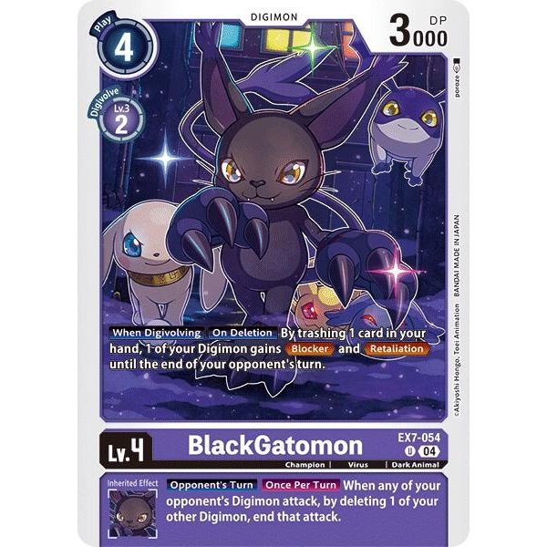 Image for BlackGatomon (EX7-054 UC) (EX07) - Digimon Card Game