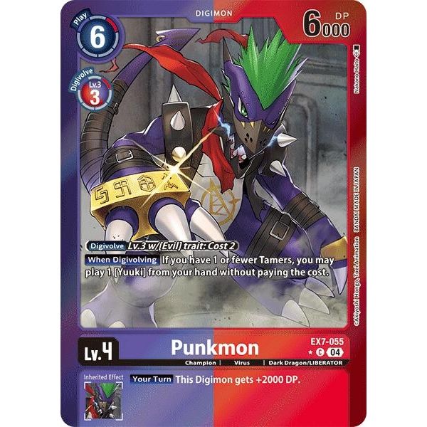 Image for Punkmon (Foil) (EX7-055 C) (EX07) - Digimon Card Game