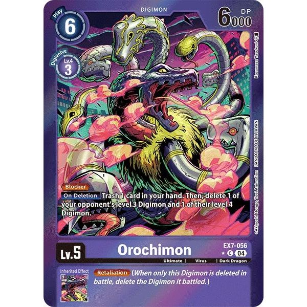 Image for Orochimon (Foil) (EX7-056 C) (EX07) - Digimon Card Game