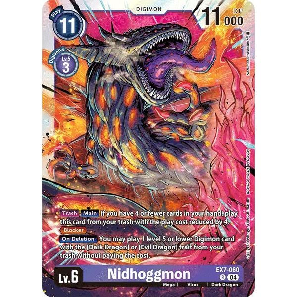 Image for Nidhoggmon (EX7-060 R) (EX07) - Digimon Card Game