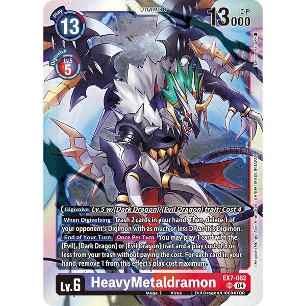 Image for HeavyMetaldramon (EX7-062 SR) (EX07) - Digimon Card Game
