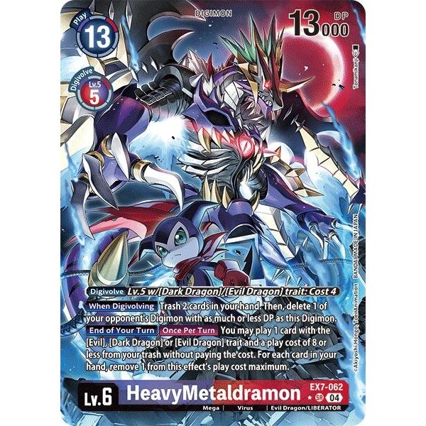 Image for HeavyMetaldramon (Alternate Art) (EX7-062 SR) (EX07) - Digimon Card Game