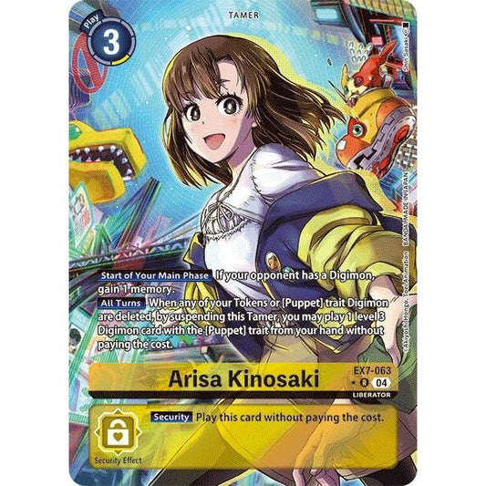 Image for Arisa Kinosaki (Alternate Art) (EX7-063 R) (EX07) - Digimon Card Game