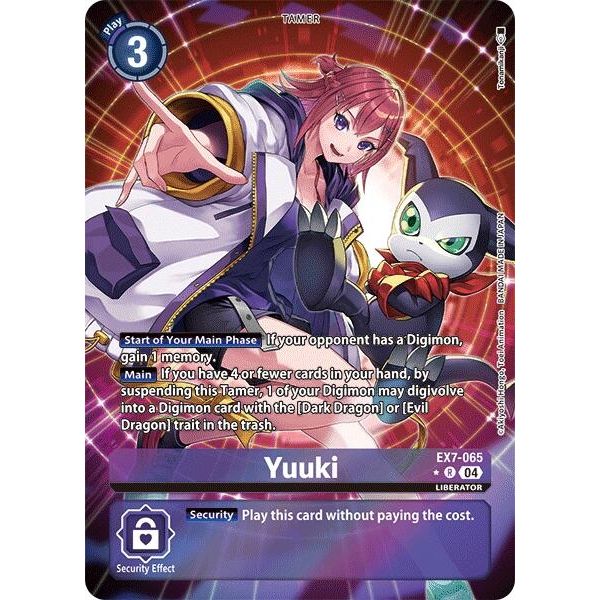 Image for Yuuki (Alternate Art) (EX7-065 R) (EX07) - Digimon Card Game