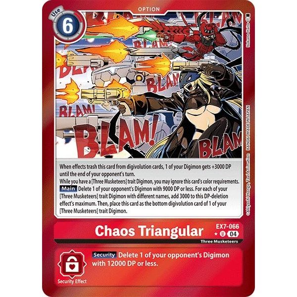 Image for Chaos Triangular (Foil) (EX7-066 U) (EX07) - Digimon Card Game