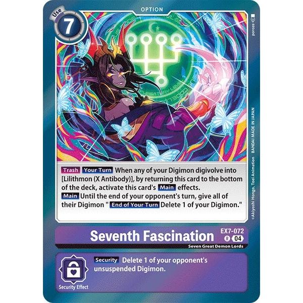 Image for Seventh Fascination (EX7-072 R) (EX07) - Digimon Card Game