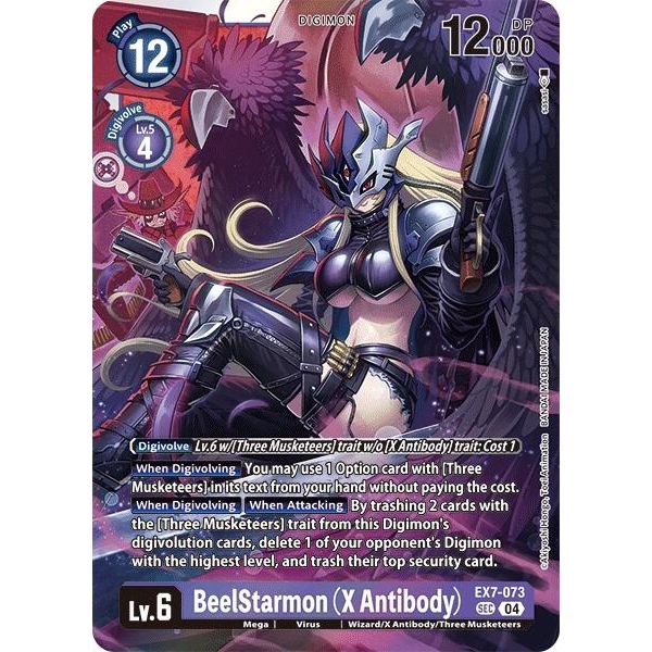 Image for BeelStarmon (X Antibody) (EX7-073 SCR) (EX07) - Digimon Card Game
