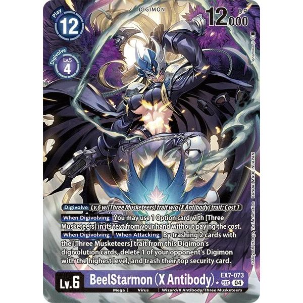 Image for BeelStarmon (X Antibody) (Alternate Art) (EX7-073 SCR) (EX07) - Digimon Card Game