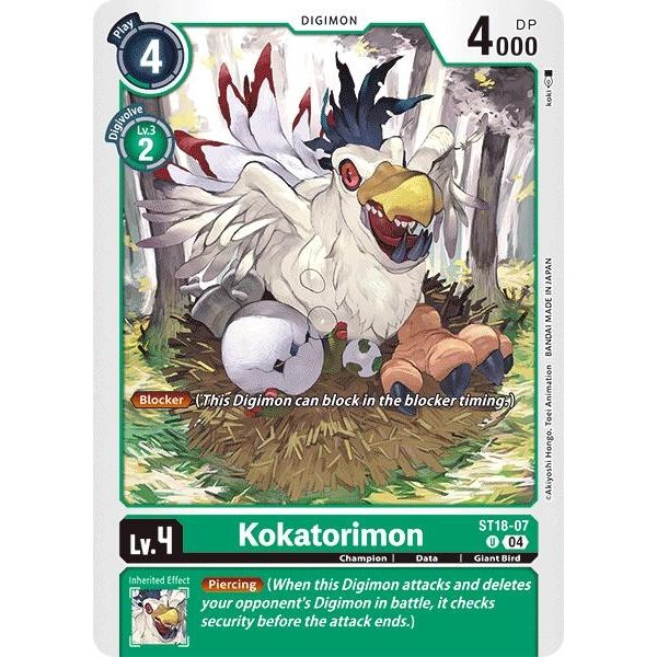 Image for Kokatorimon (ST18-07 U) (ST-18) - Digimon Card Game