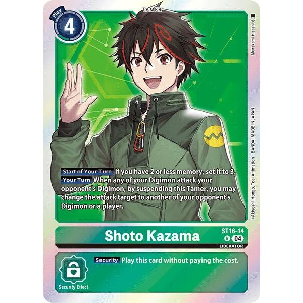 Image for Shoto Kazama (ST18-14 R) (ST-18) - Digimon Card Game