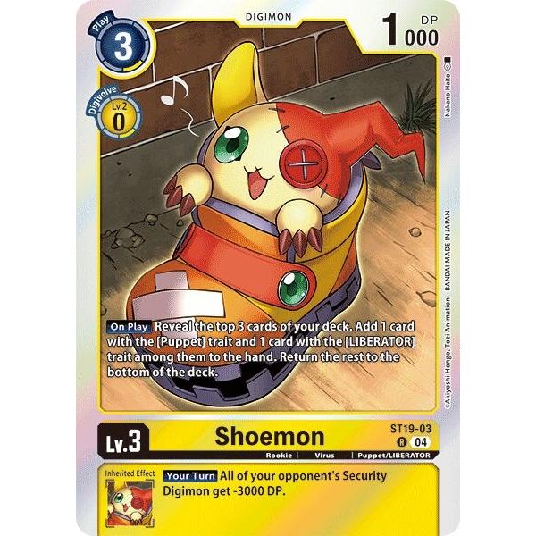 Image for Shoemon (ST19-03 R) (ST-19) - Digimon Card Game