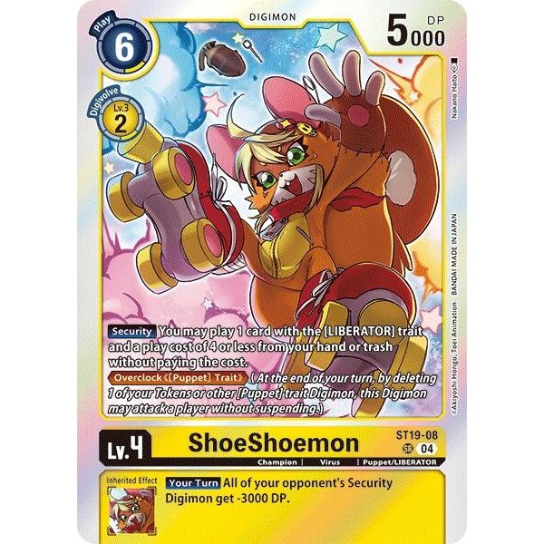 Image for ShoeShoemon (ST19-08 SR) (ST-19) - Digimon Card Game