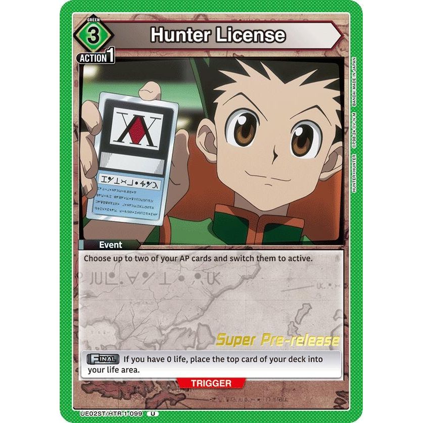 Image for Hunter License (UE02ST/HTR-1-099) (UE02ST_PRE) - Union Arena
