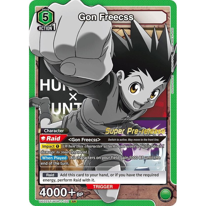 Image for Gon Freecss (102) (UE02ST/HTR-1-102) (UE02ST_PRE) - Union Arena