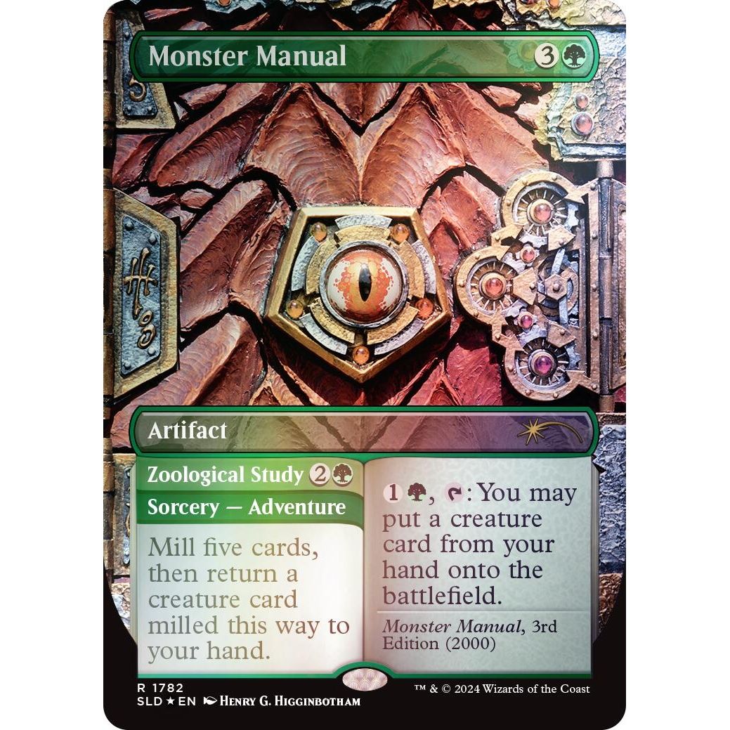 Image for Monster Manual (Rainbow Foil) (1782) (SLD) - Magic: The Gathering