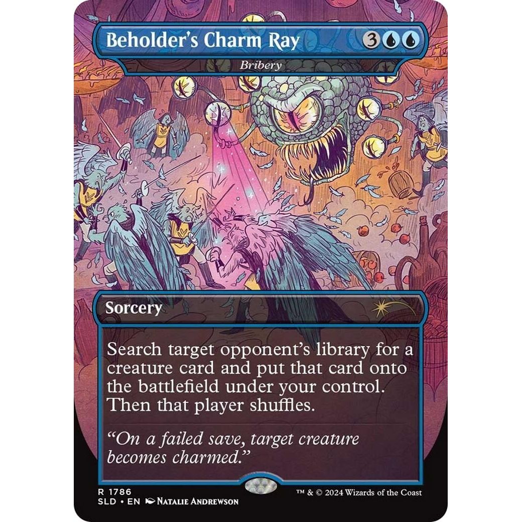 Image for Beholder's Charm Ray - Bribery (1786) (SLD) - Magic: The Gathering