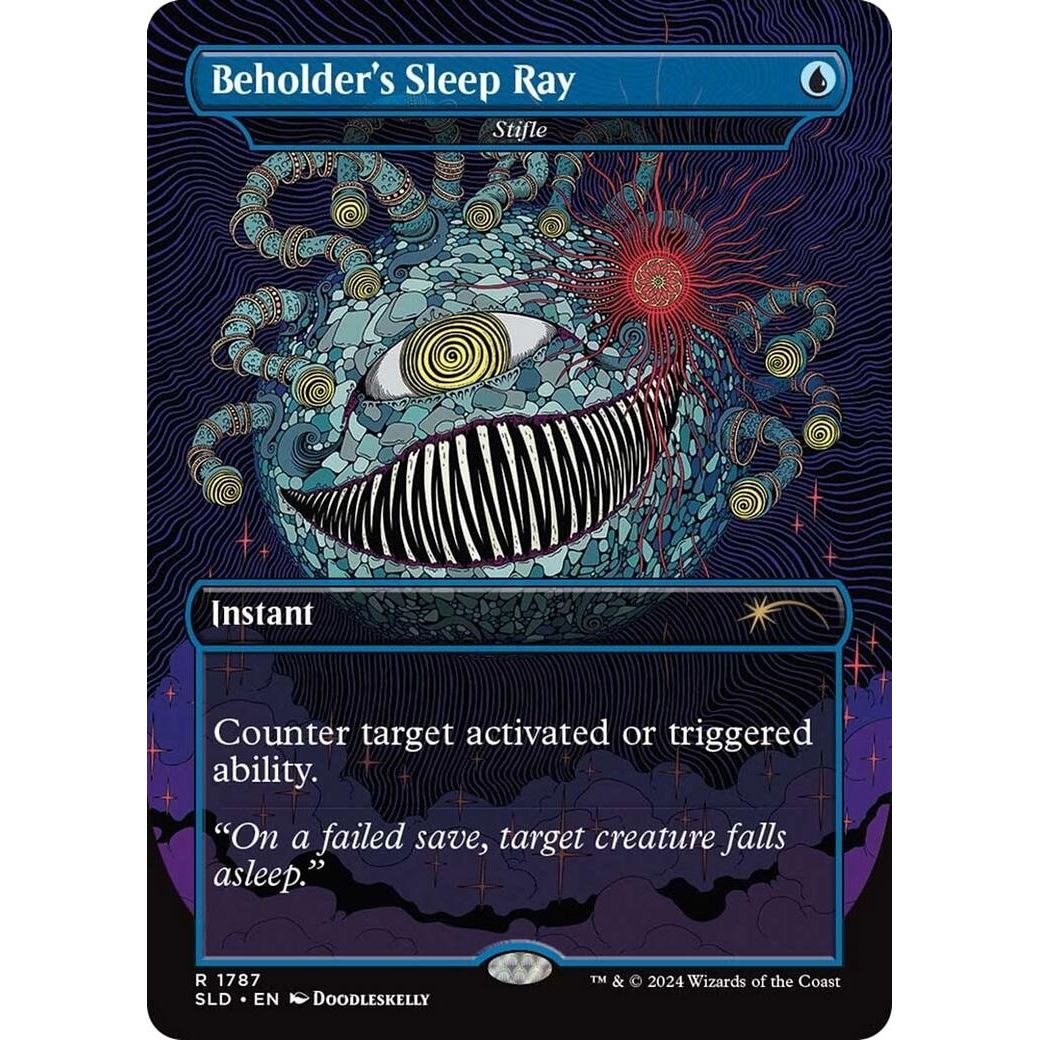 Image for Beholder's Sleep Ray - Stifle (1787) (SLD) - Magic: The Gathering