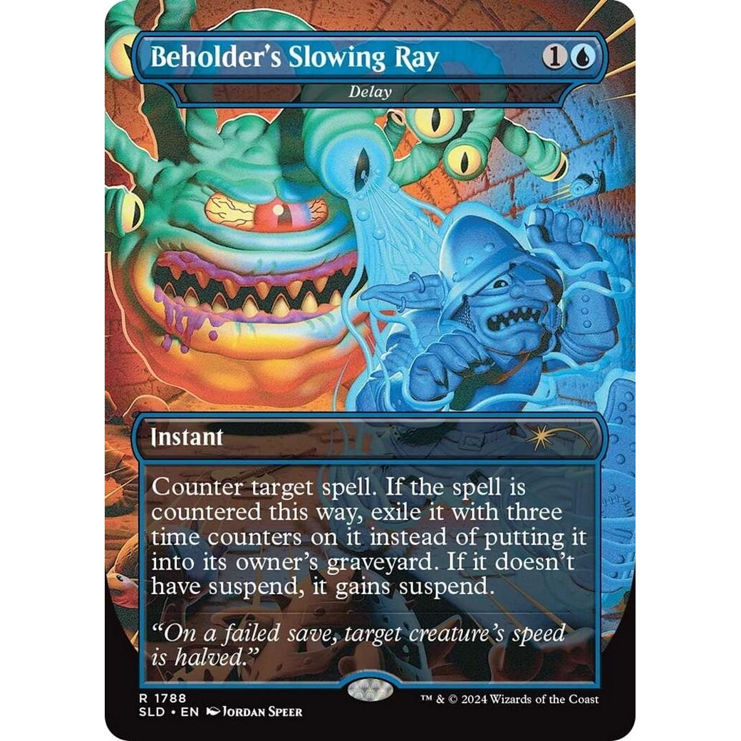 Image for Beholder's Slowing Ray - Delay (1788) (SLD) - Magic: The Gathering