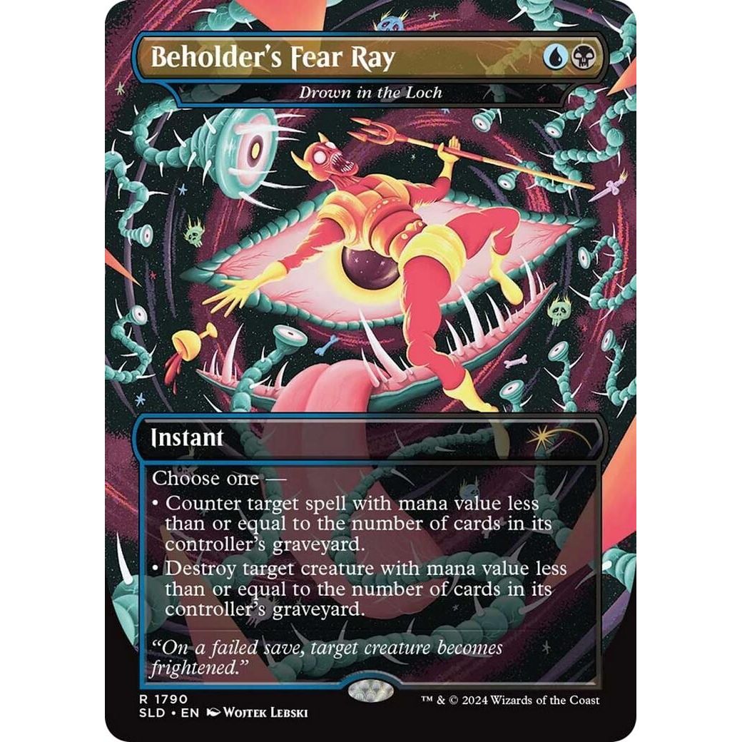 Image for Beholder's Fear Ray - Drown in the Loch (1790) (SLD) - Magic: The Gathering