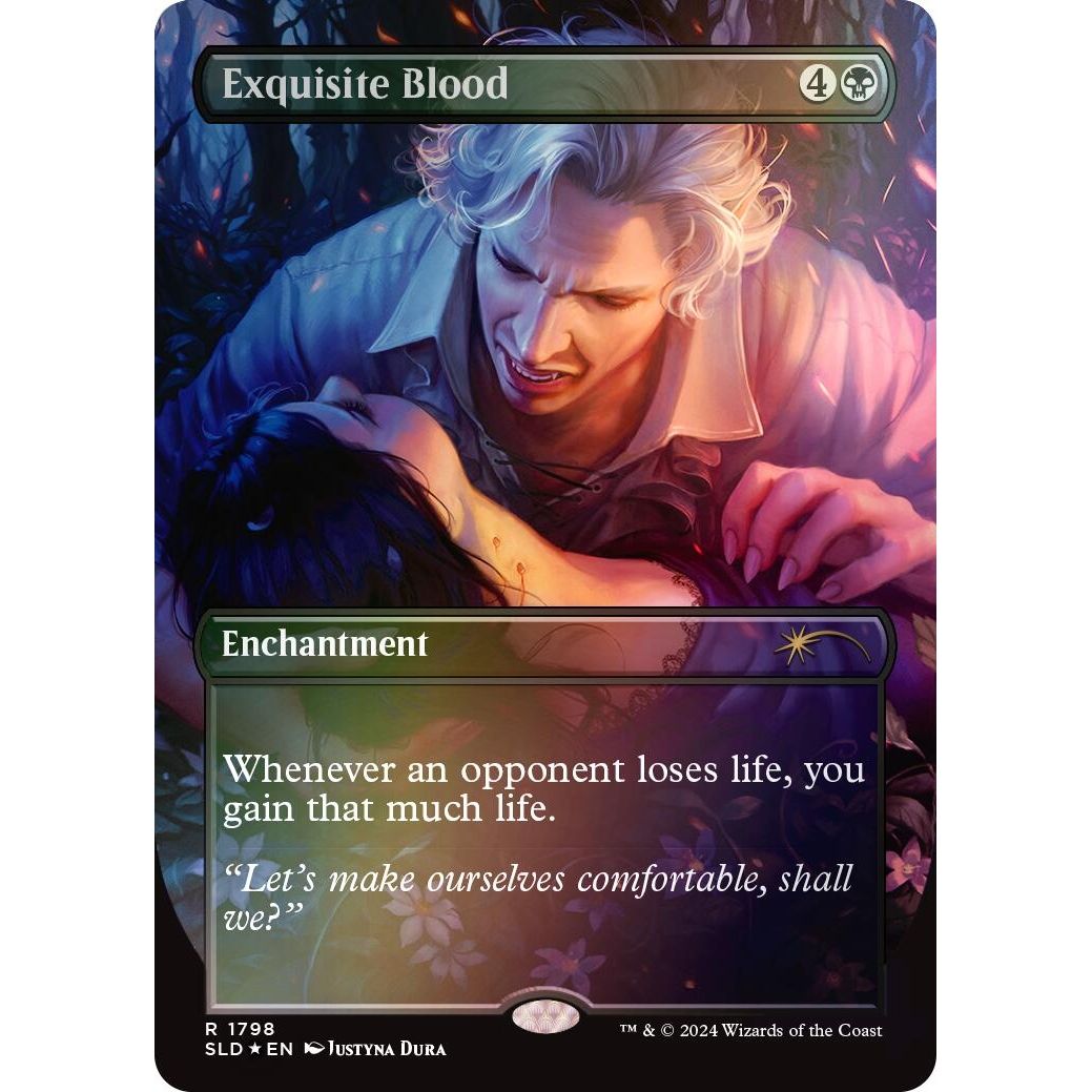 Image for Exquisite Blood (Rainbow Foil) (1798) (SLD) - Magic: The Gathering