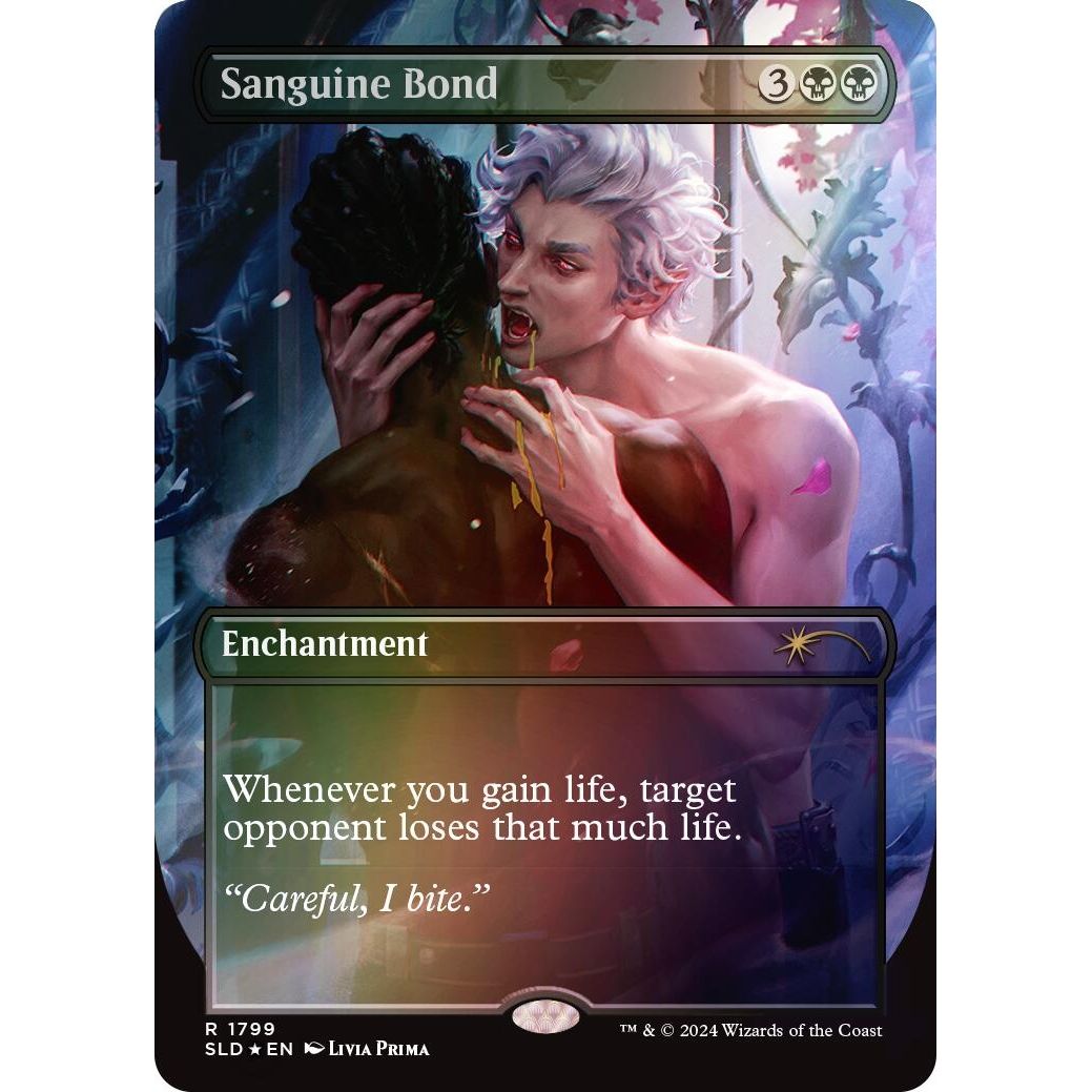 Image for Sanguine Bond (Rainbow Foil) (1799) (SLD) - Magic: The Gathering