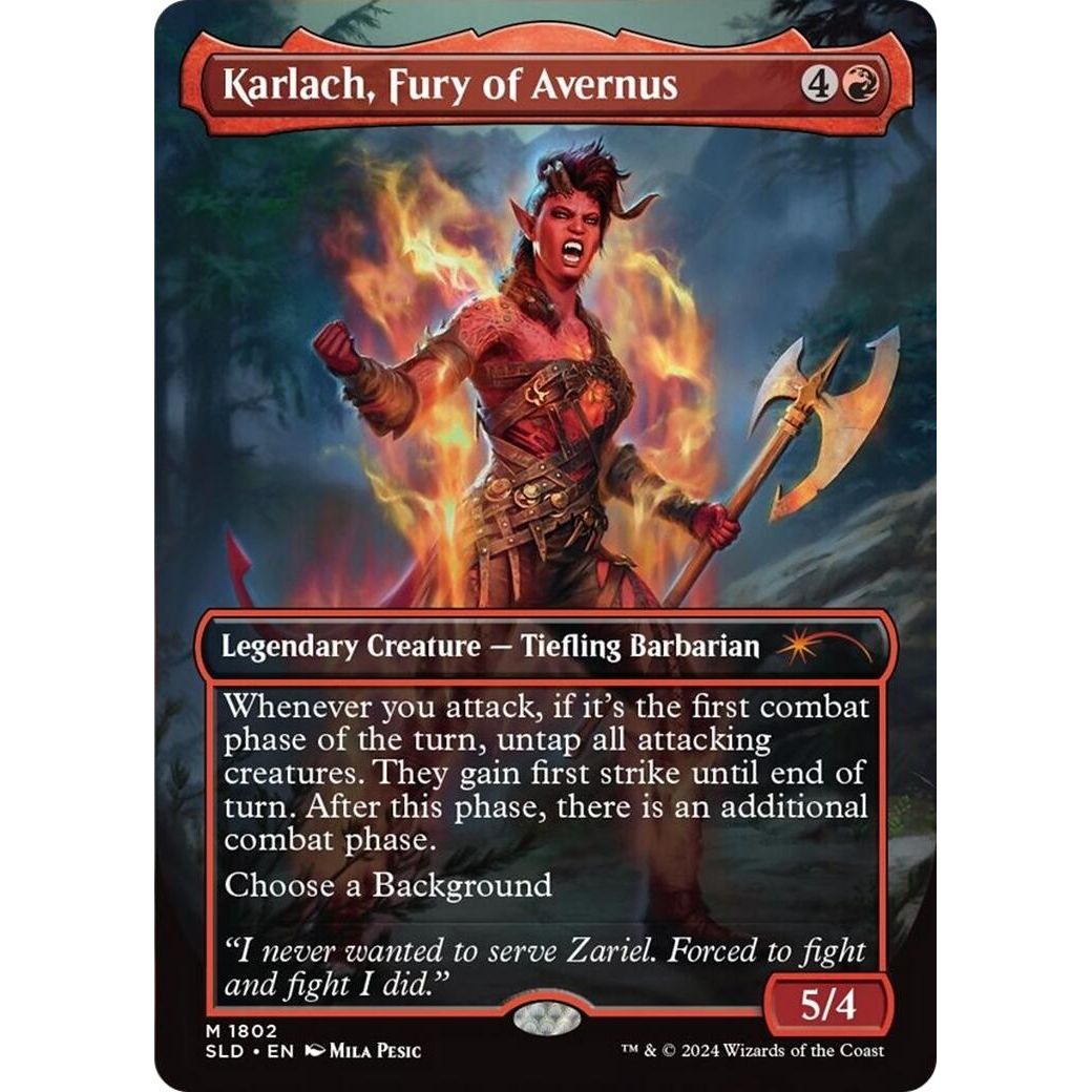 Image for Karlach, Fury of Avernus (1802) (SLD) - Magic: The Gathering