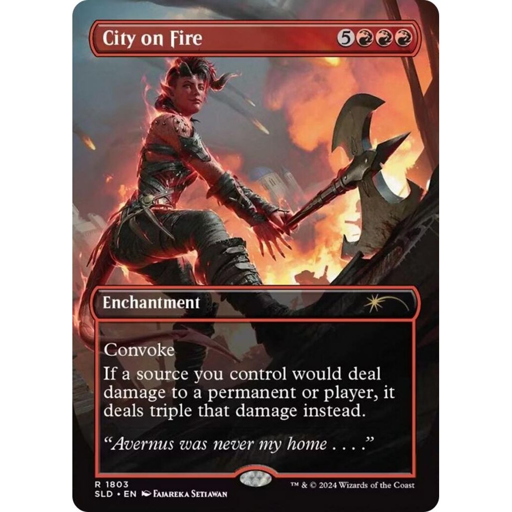 Image for City on Fire (1803) (SLD) - Magic: The Gathering